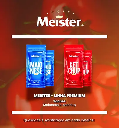 Linha Premium Meister - Maionese e Ketchup